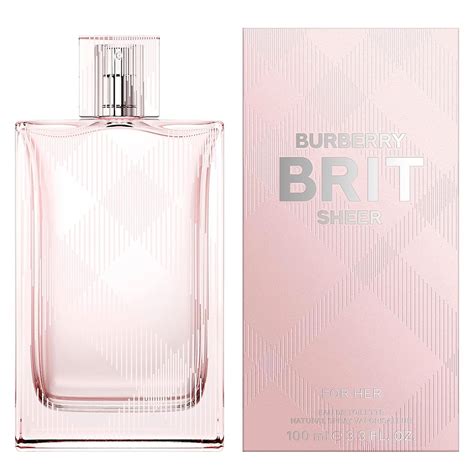 burberry brit sheer notes|burberry brit sheer 100 ml.